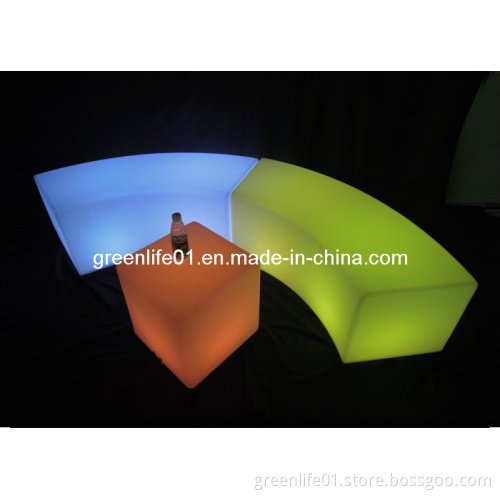 16 Colors Changing Bar Stools and Tables, Glowing LED Furniture